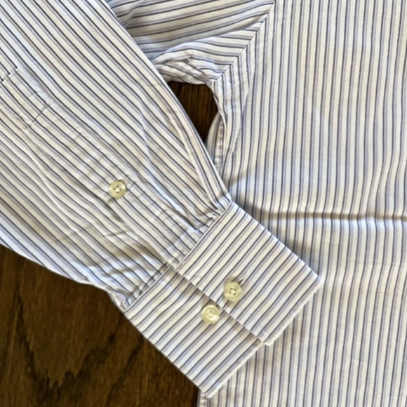 Michael Kohrs White / Purple along Sleeve Button Up Dress Shirt - Picture 4 of 5